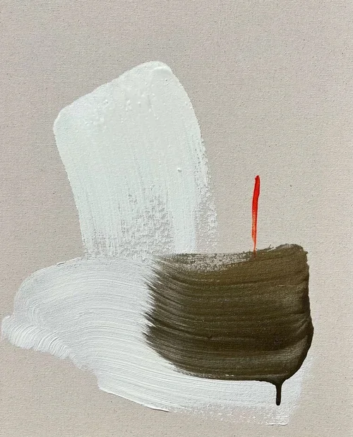● SINGAPOUR, 2023 — Technique mixte sur toile, 51 x 41 cm