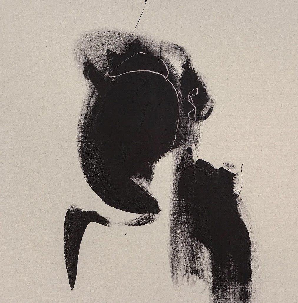 ● Entre chien et loup, 2019 — Technique mixte sur toile, 96.5 x 96.5 cm