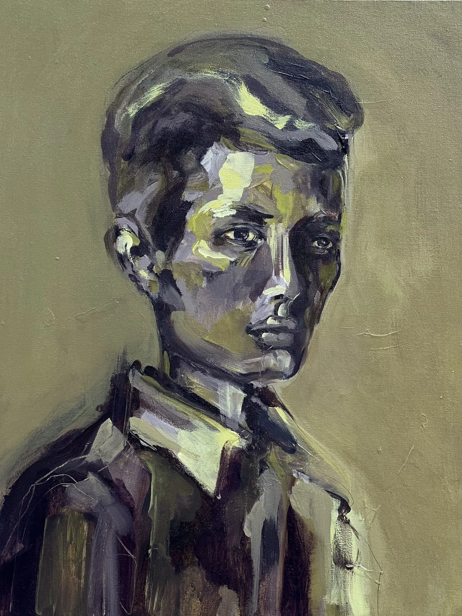 ● JACKIE, 2022 — Technique mixte sur toile, 61 x 51 cm