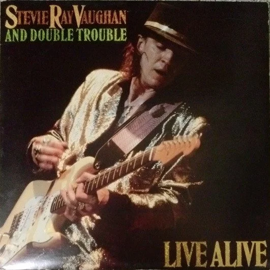 Stevie Ray Vaughn and Double Trouble - Live Alive (LP) (Very Good Plus (VG+))