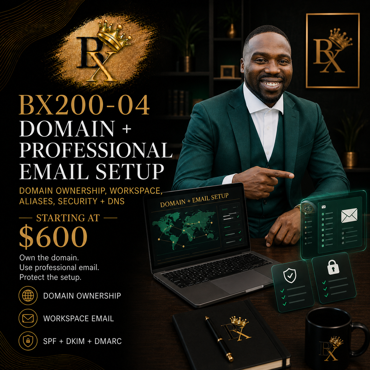 Domain and Professional Email Setup