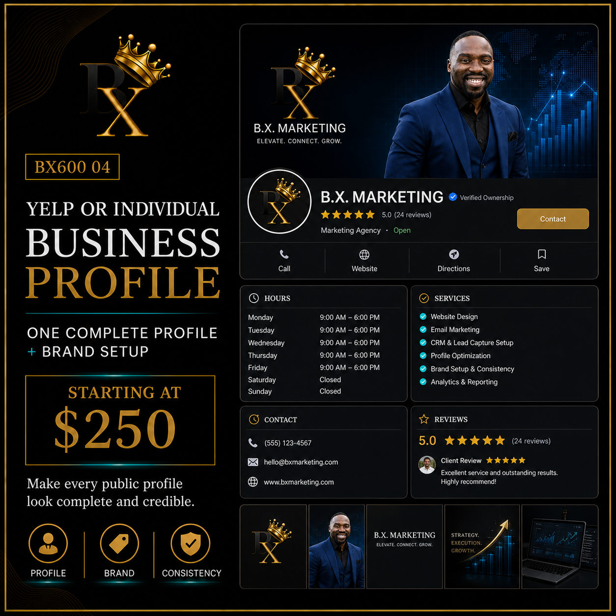 Yelp or Individual Business Profile