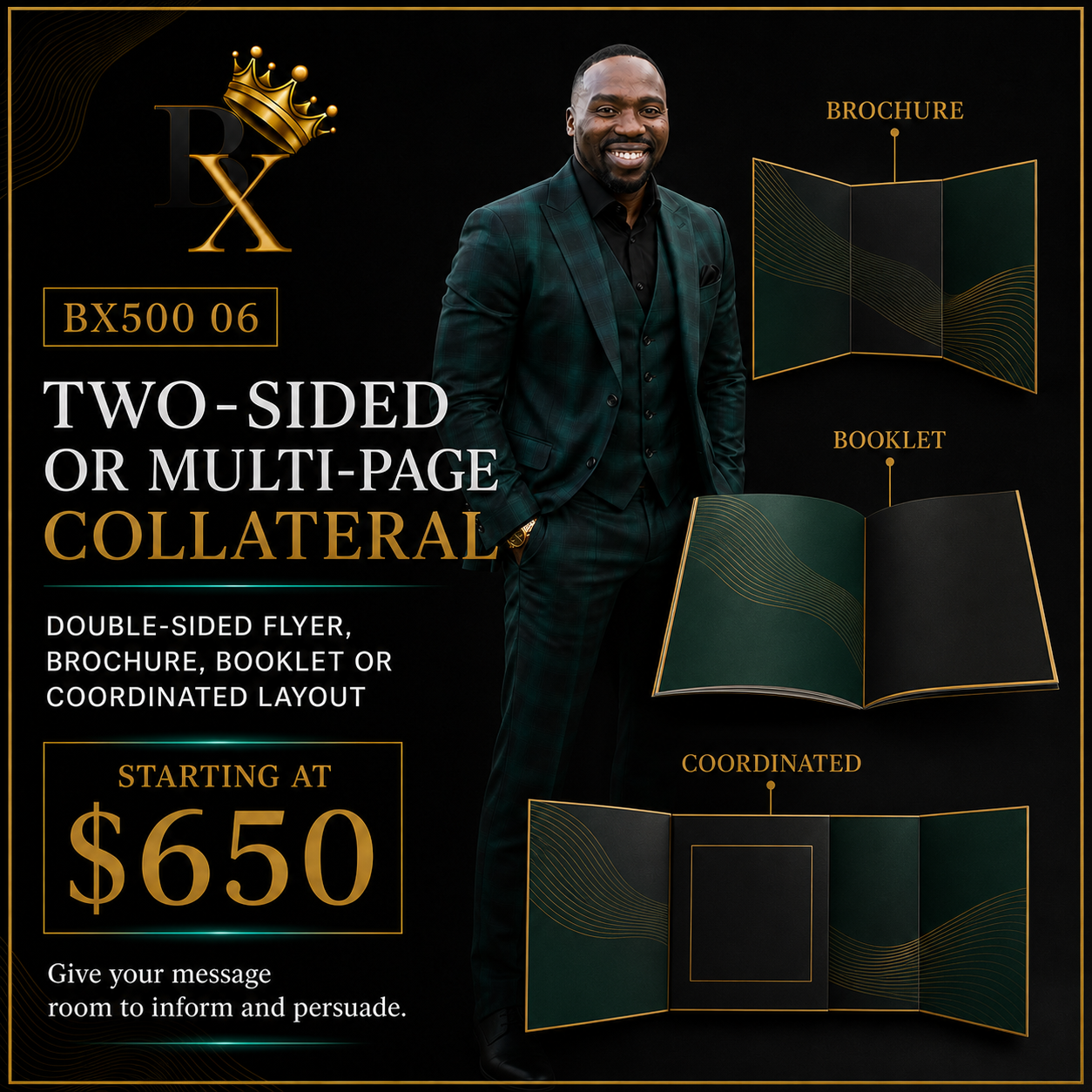 Single Page Promotional Design
