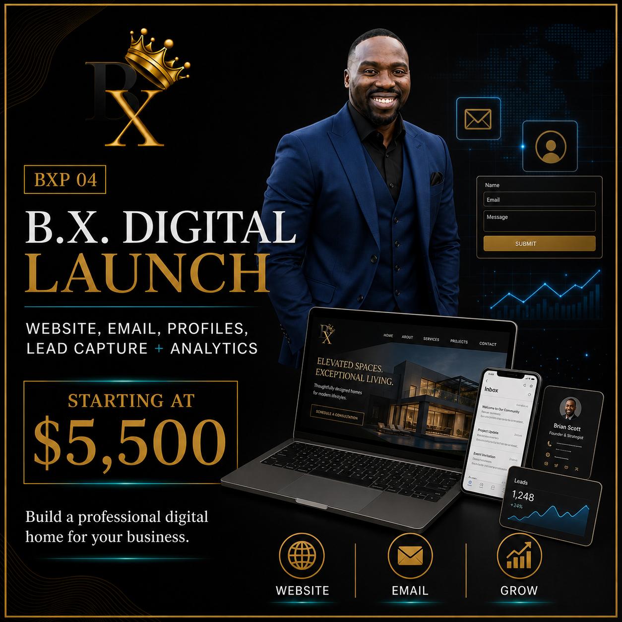 B.X. Digital Launch