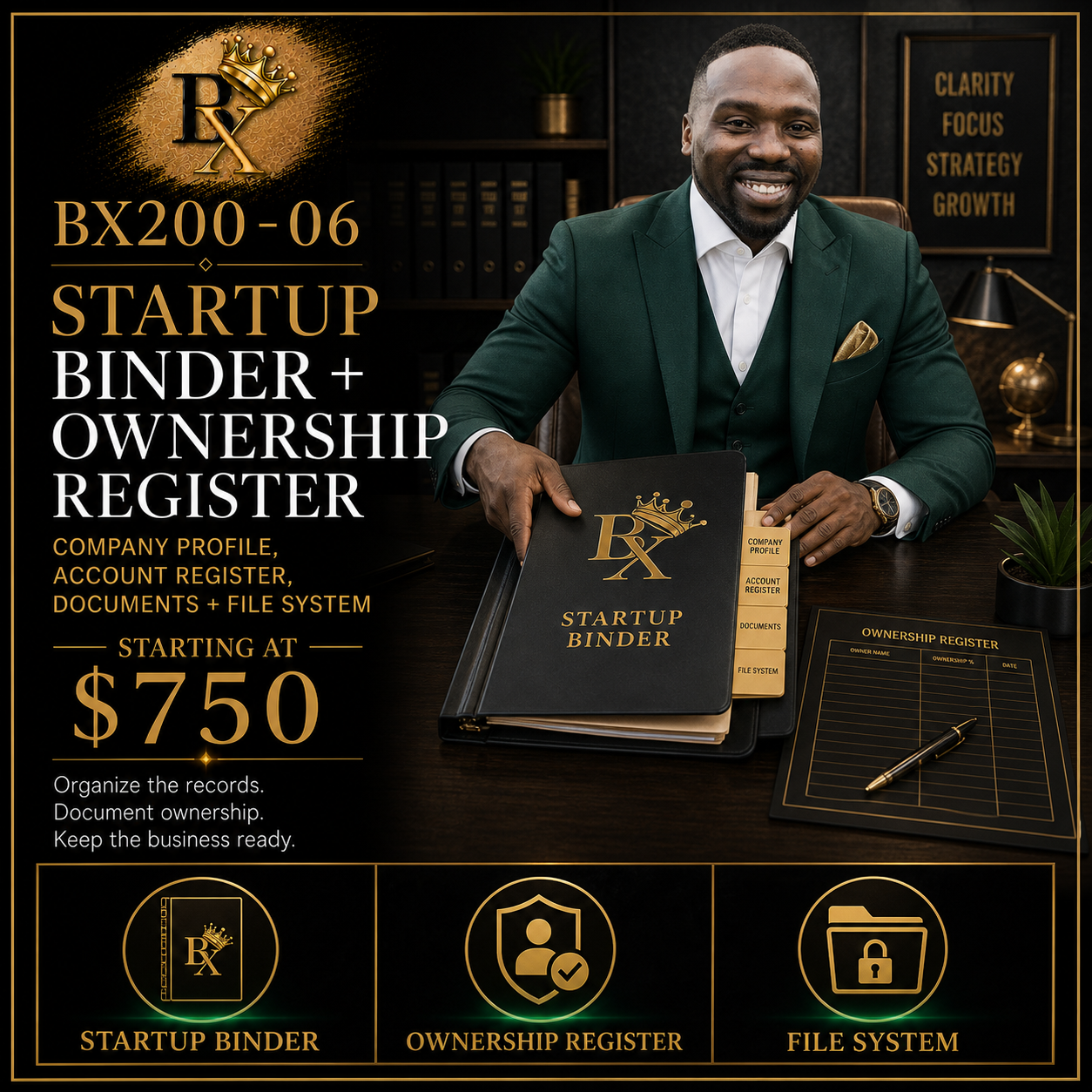 Startup Binder and Ownership Register