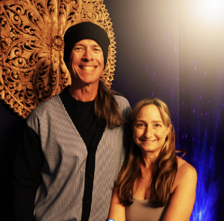 The Sound Bath Oasis in Palm Desert, owners Steve and Nicole