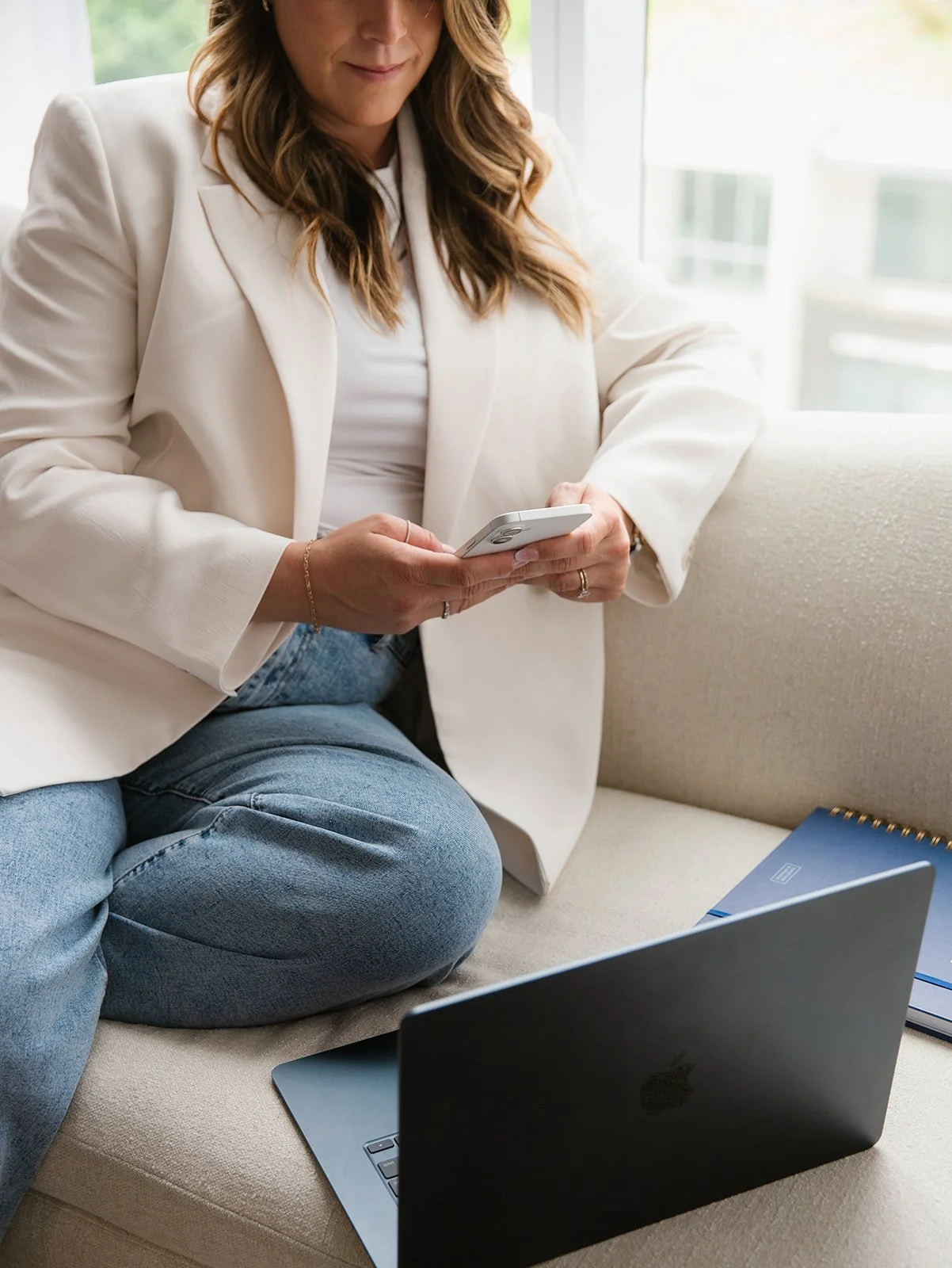 Elizabeth Cosulich reviewing real estate strategy with a client