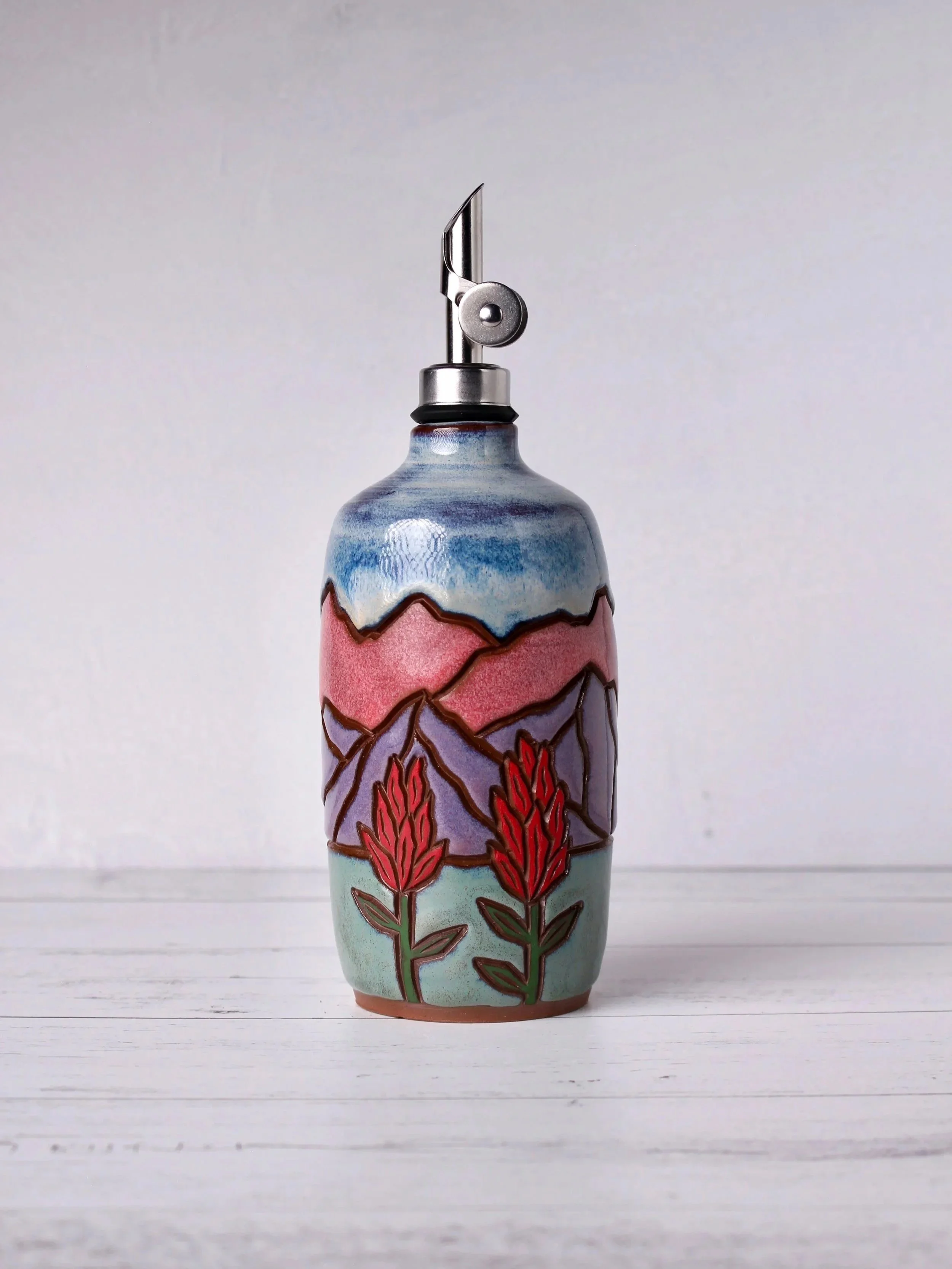 Colorado Indian Paintbrush - Oil Cruet