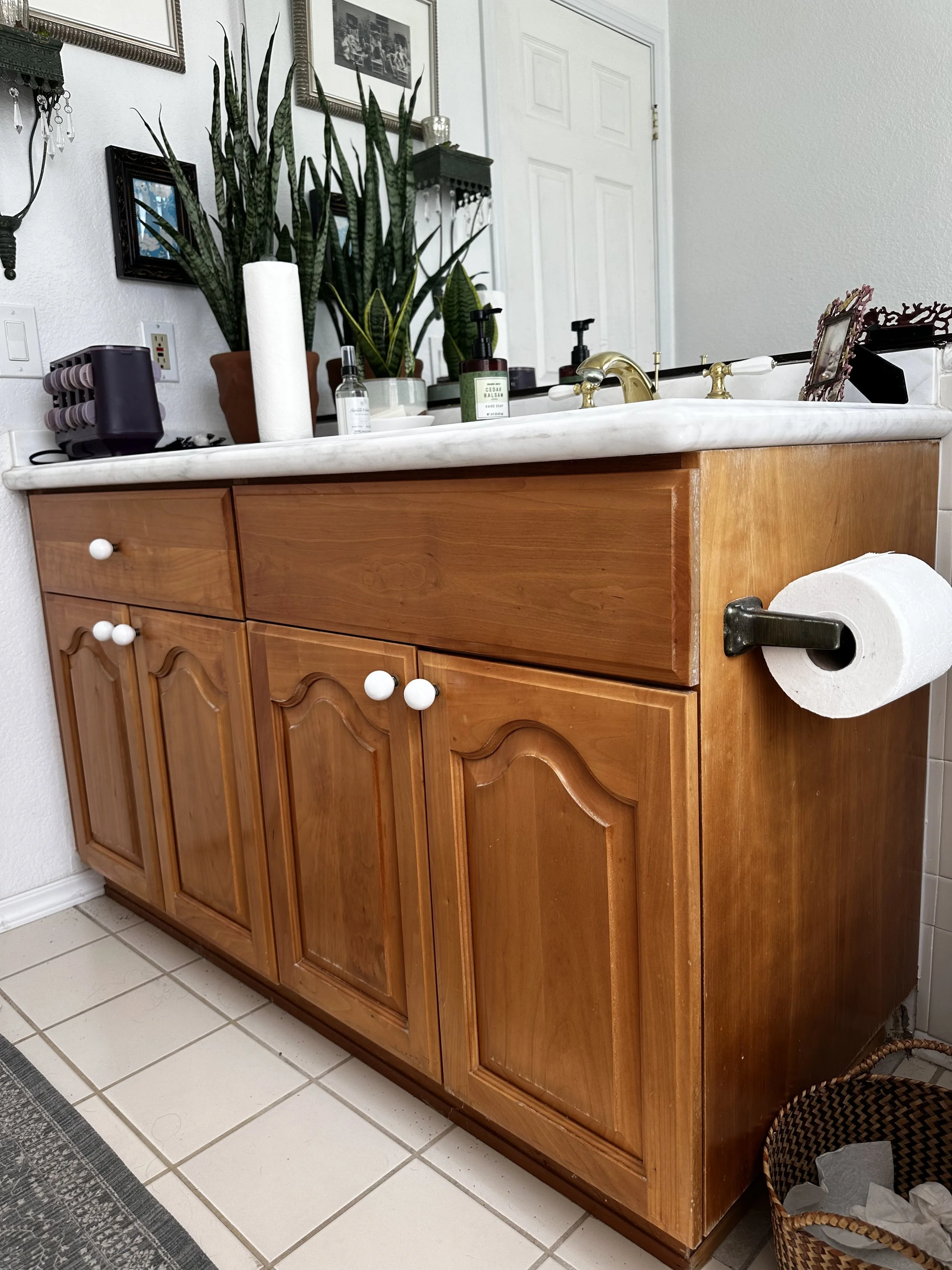 Vanity Cabinet Before