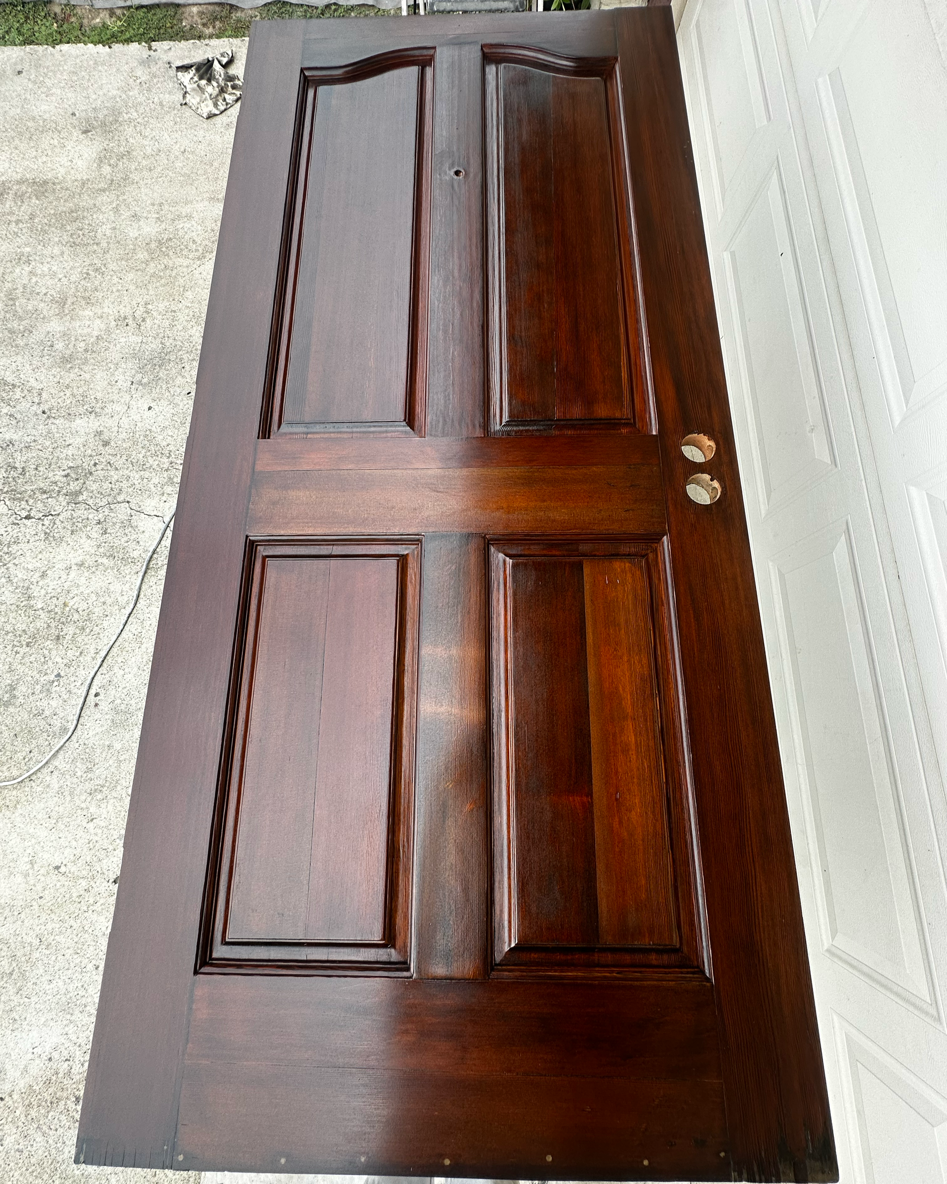 40 Year old door after