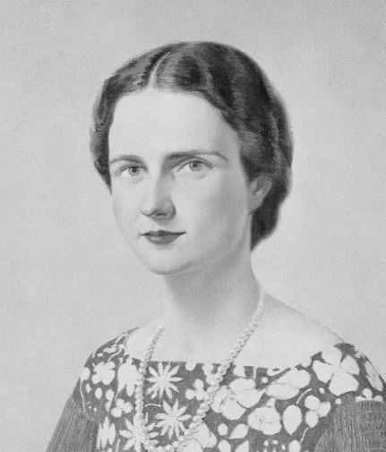 Historical photo of Eleanor Morgan Satterlee, granddaughter of JP Morgan, Sand Beach donor — Women of Acadia