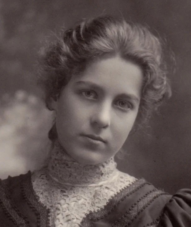 Archival portrait of Pauline Palmer, wife of Potter Palmer II, Bar Harbor hostess and Park Loop Road donor — Women of Acadia