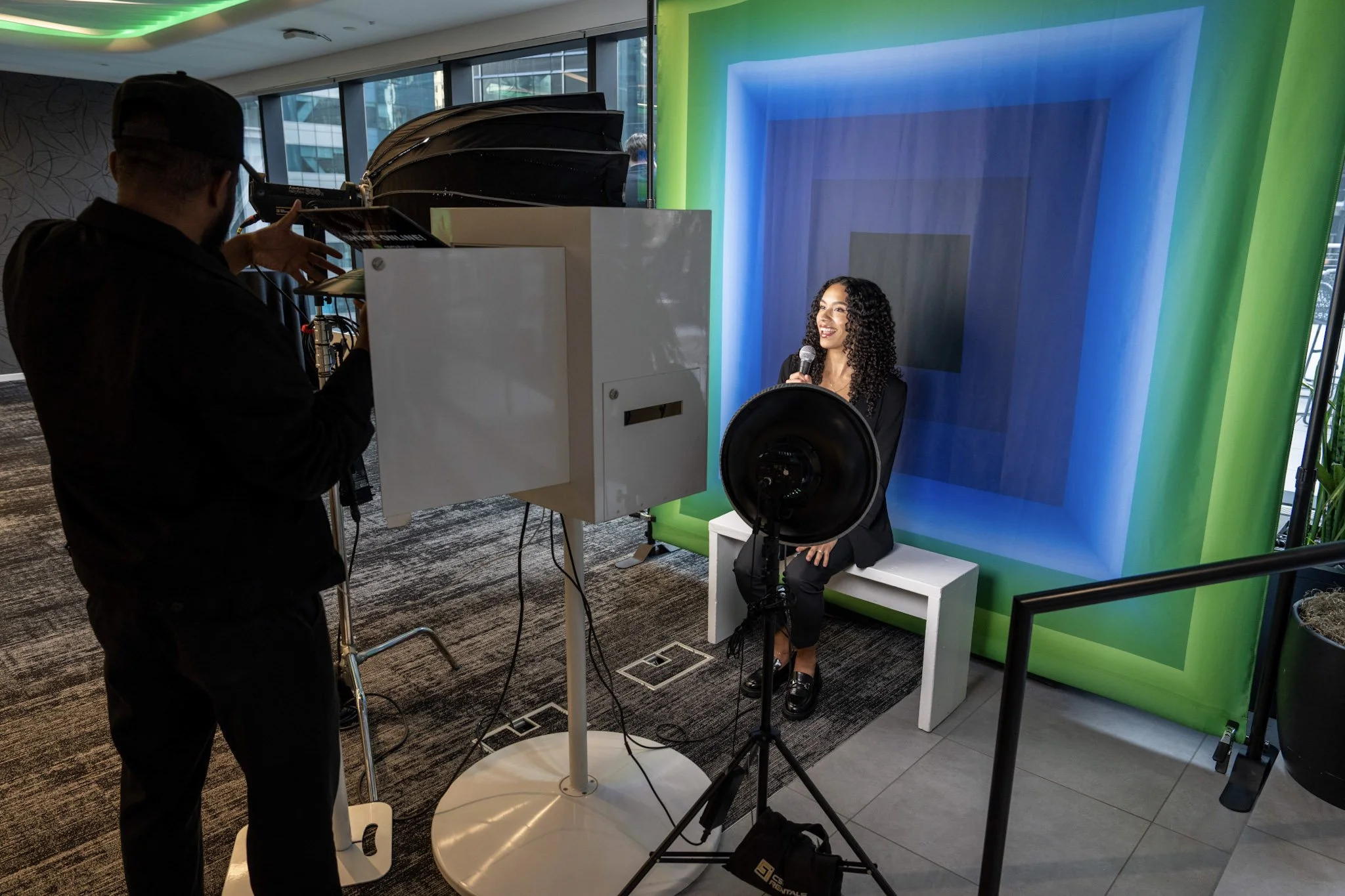 Nasdaq 15 Confessional Booth
