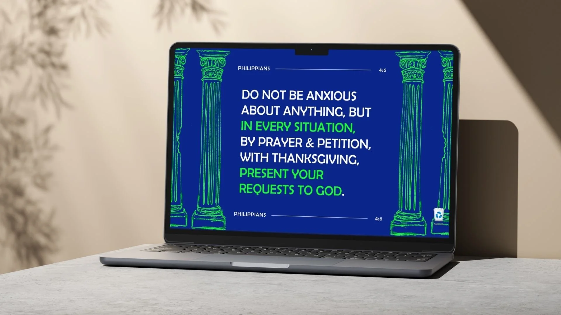 Philippians 4 6 - desktop wallpaper