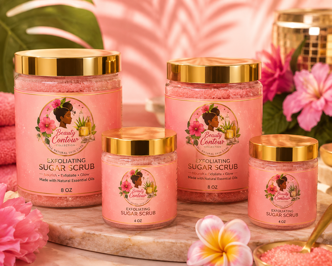Beauty Contour Collection Exfoliating Sugar Scrub