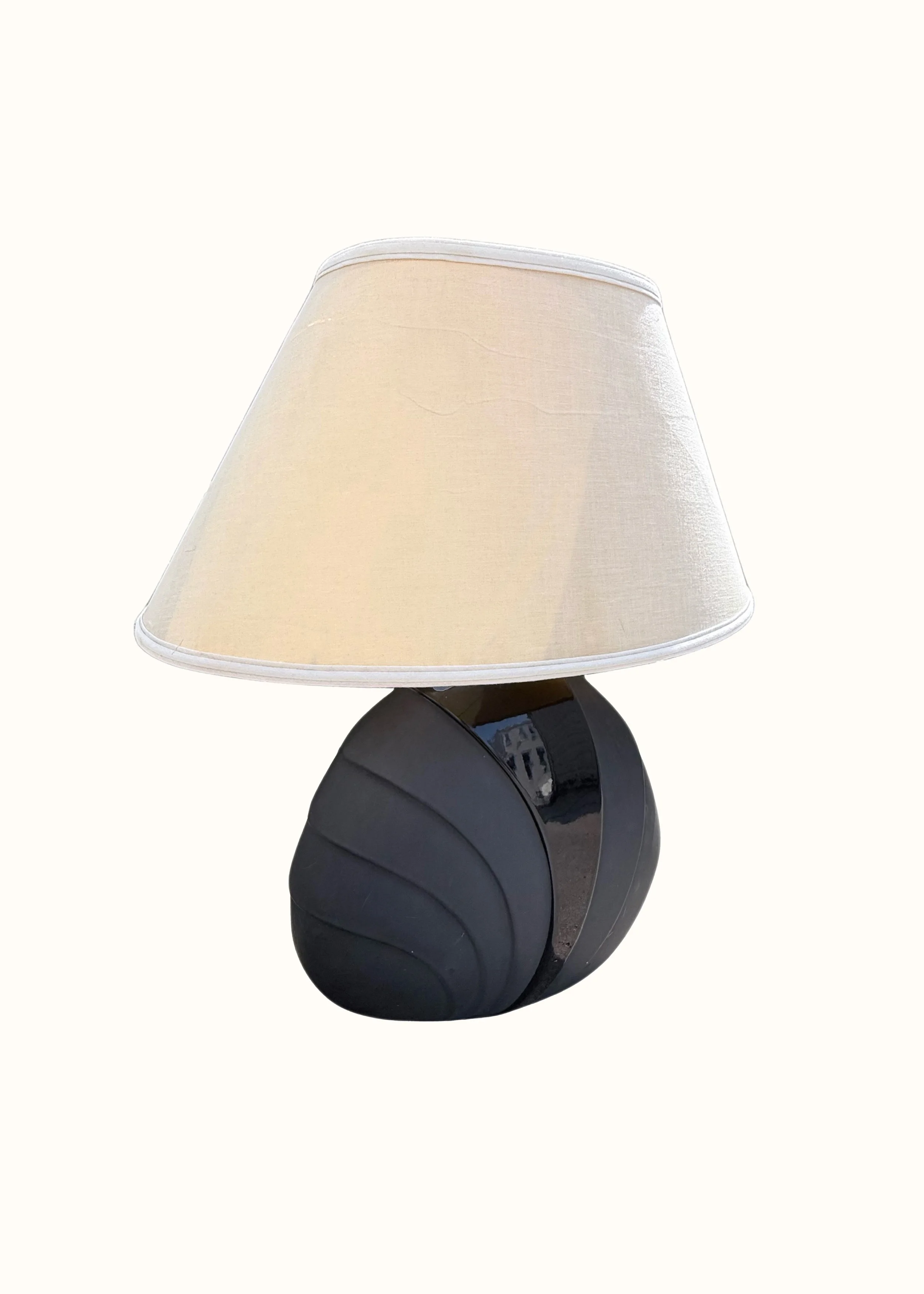 Black Orb Space Lamp
