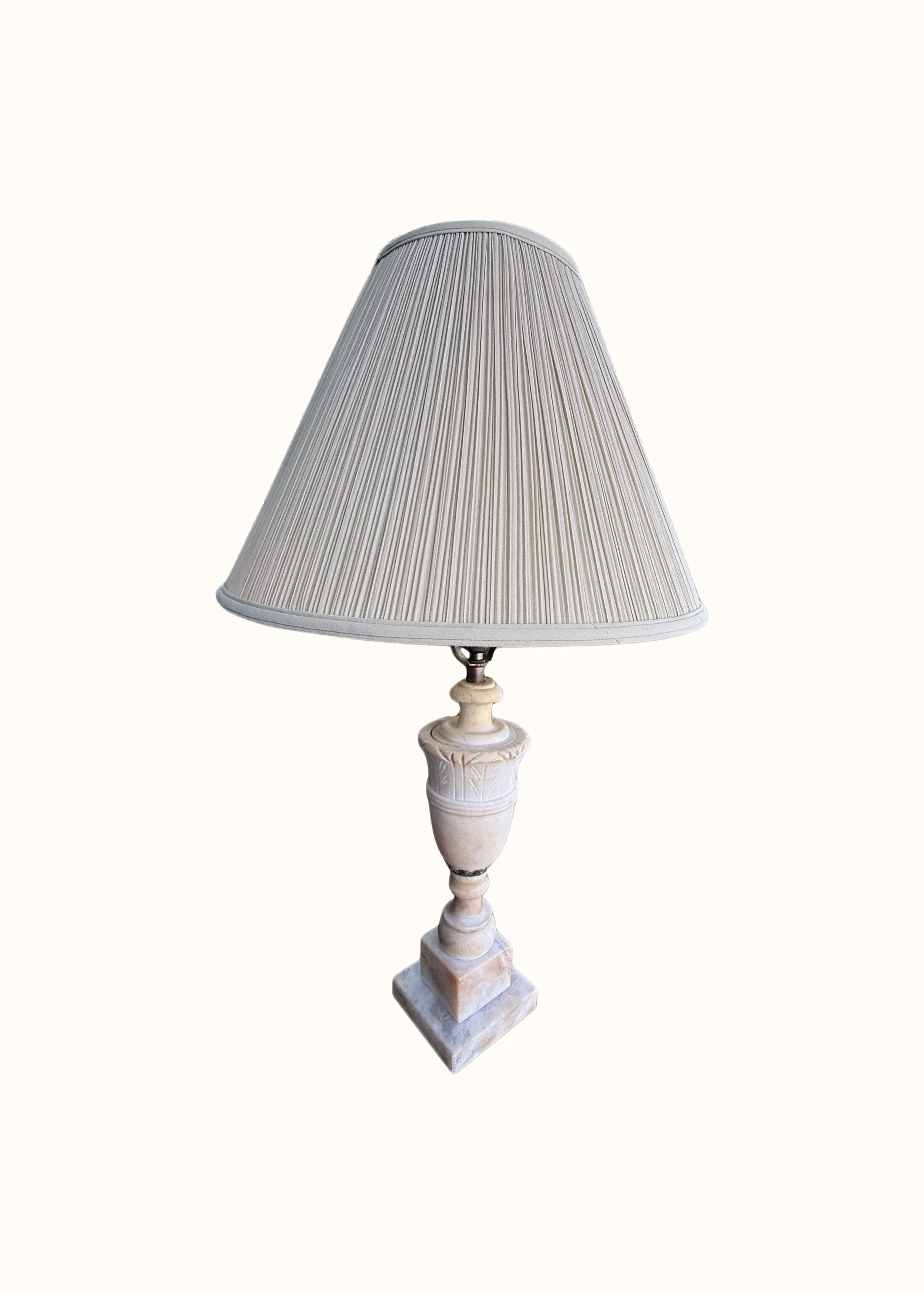 Italian Empire Marble Lamp