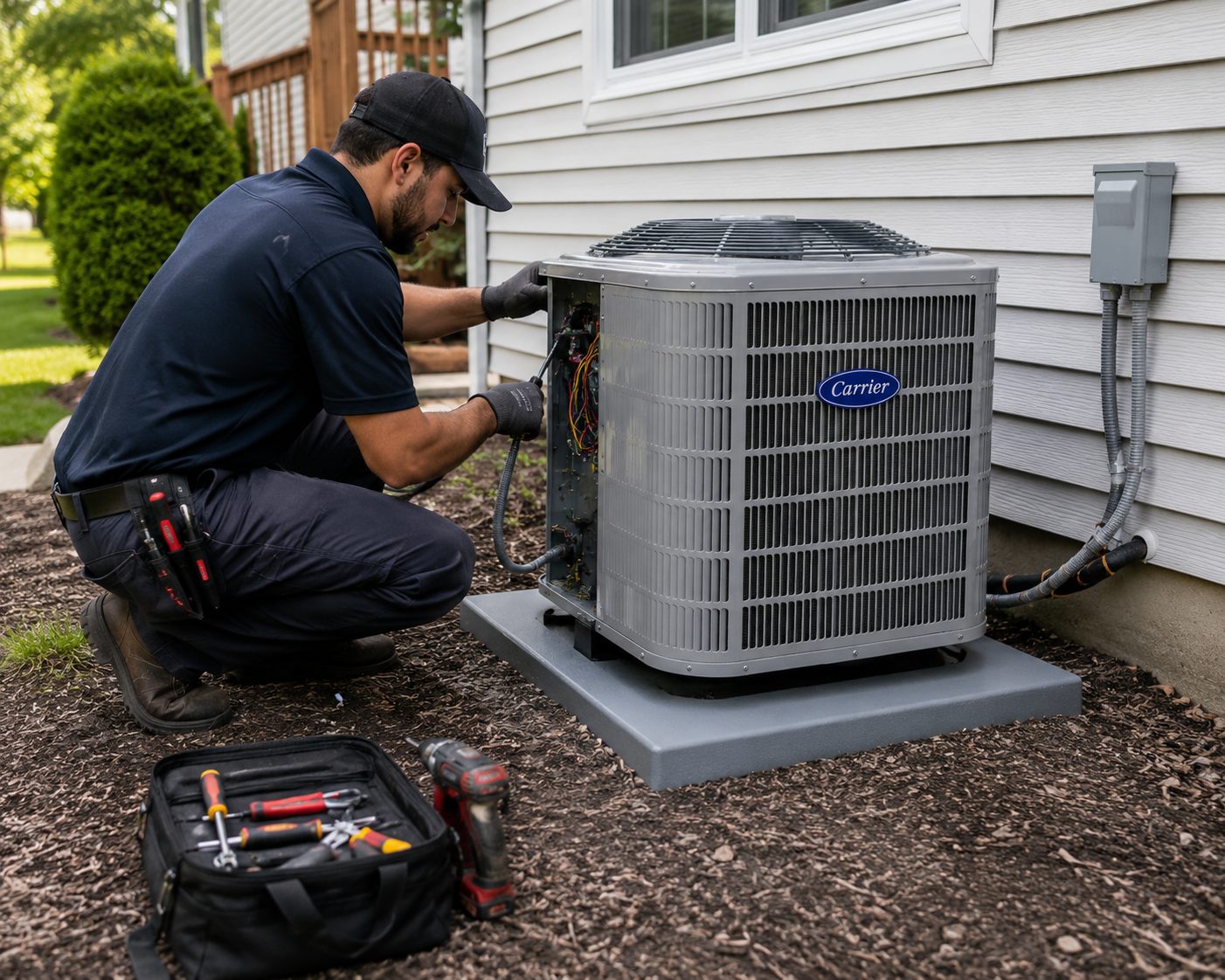 Brand Installation – Heat Pump, AC, Furnace, Water Heater, Humidifier, Gas line