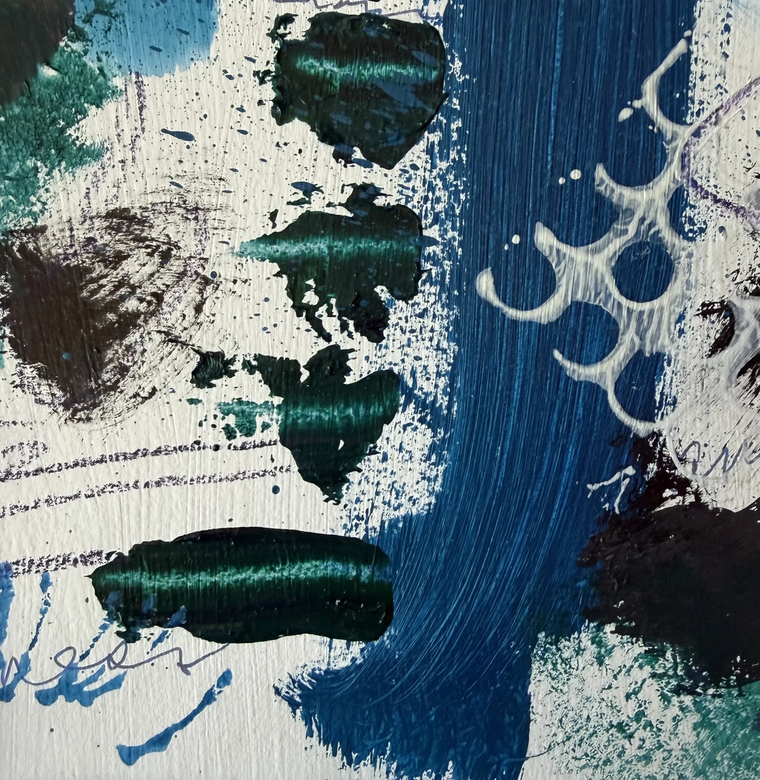 Passage - Mixed media on paper