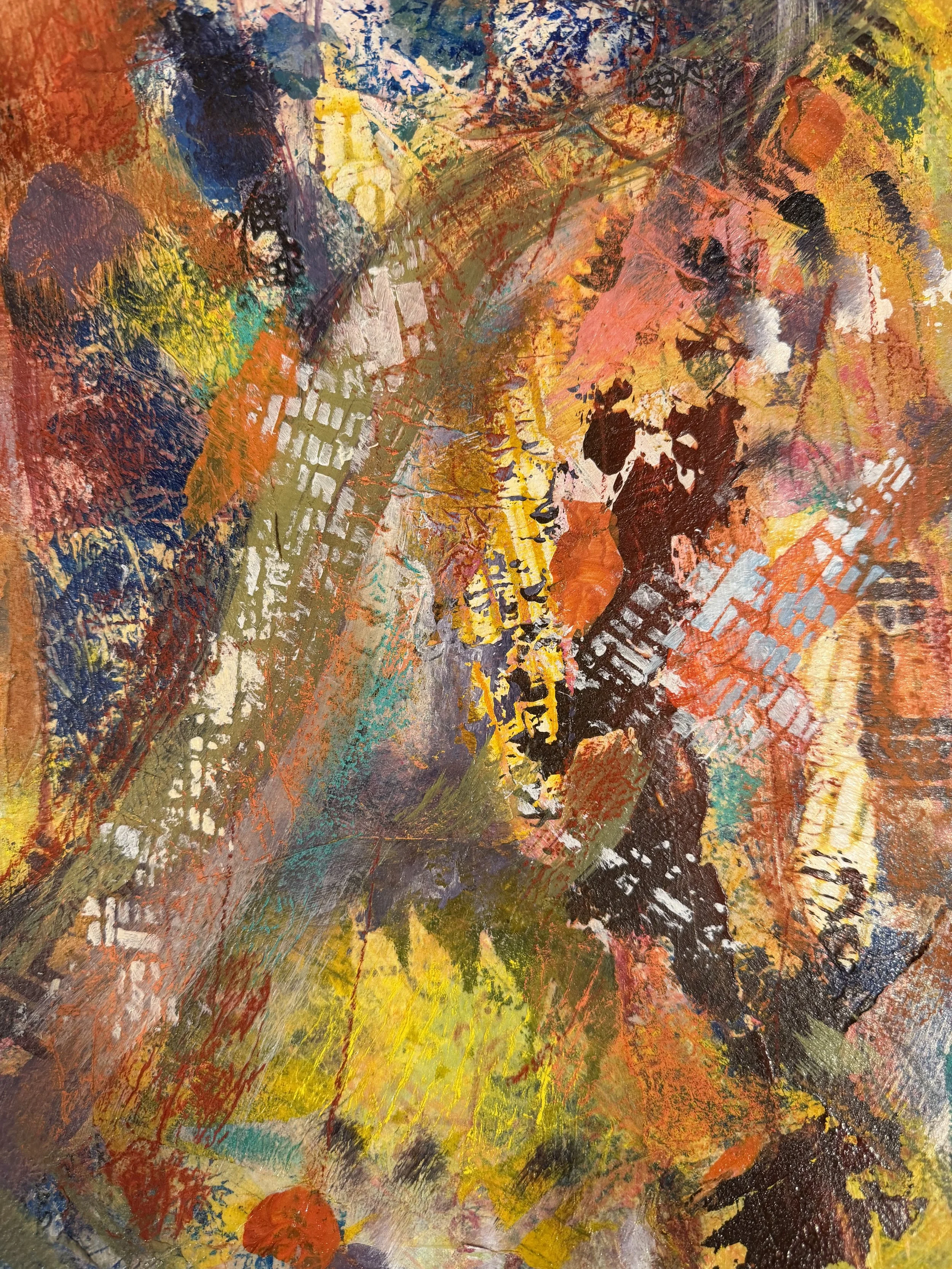 The Returning Light - 
Mixed media on paper