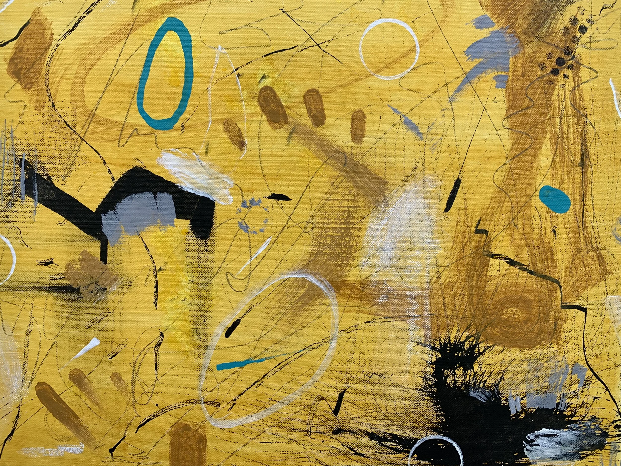 Hieroglyph - 
Acrylic on canvas