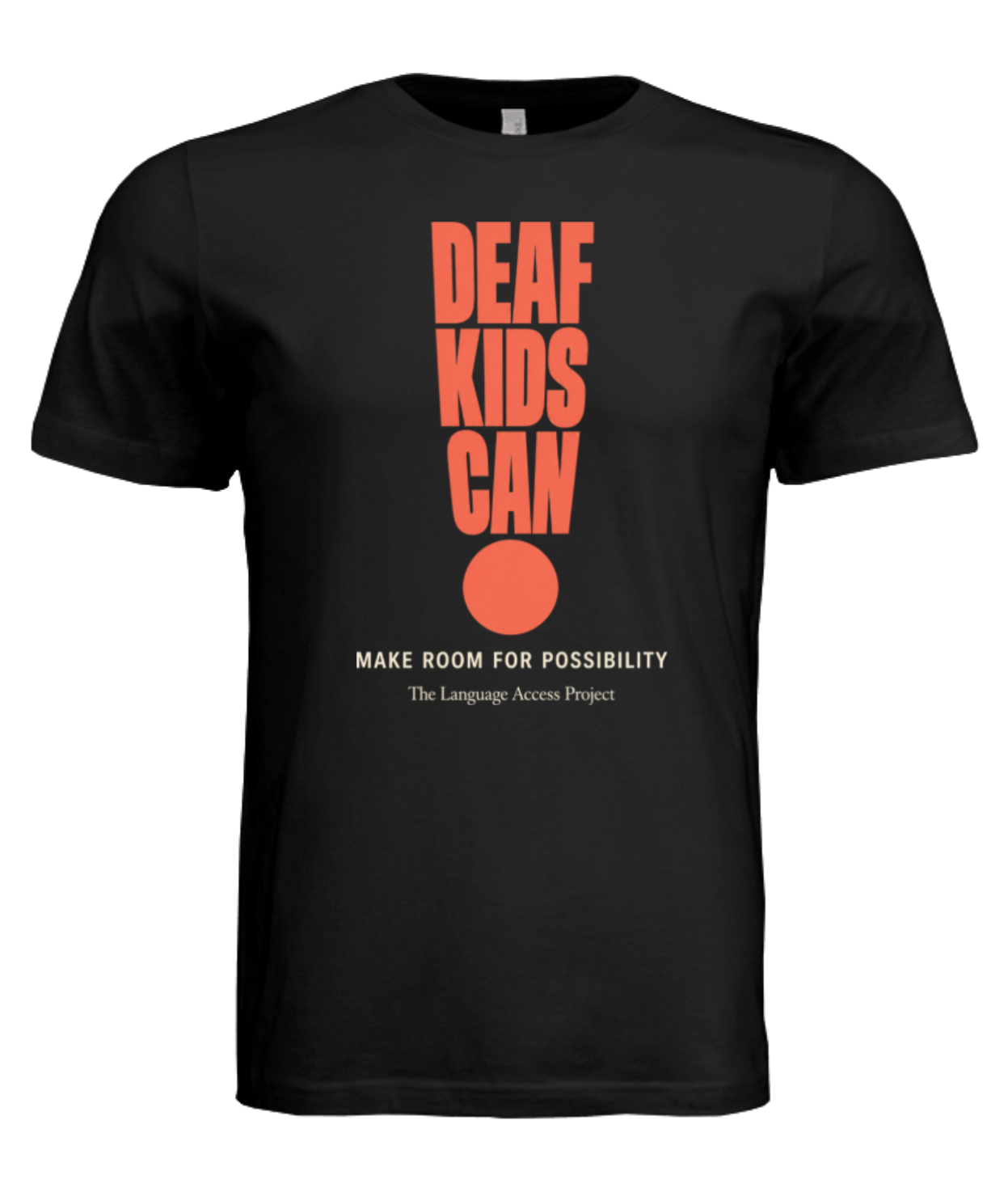Deaf Kids Can! Bella + Canvas Adult Tri-Blend T-Shirt