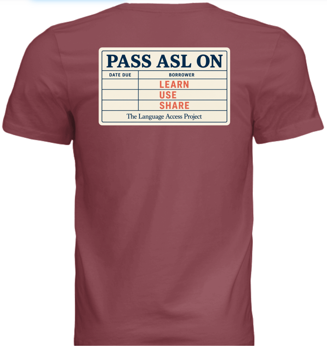 Share the Knowledge Bella + Canvas Tri-Blend T-Shirt