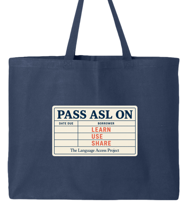 Library Card Jumbo Cotton Canvas Tote Bag