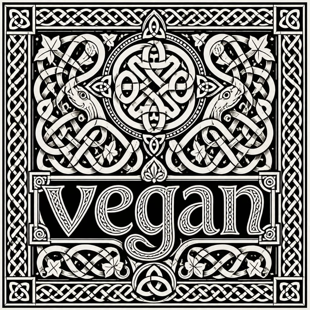 Vegan knotwork slate