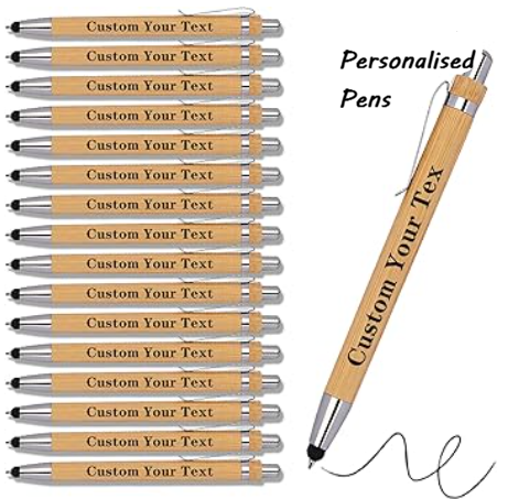 Customised bamboo pen