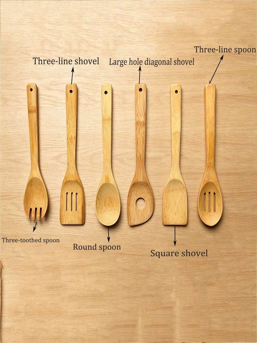 Vegan Wooden kitchen utensils