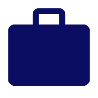 Icon of a dark blue suitcase