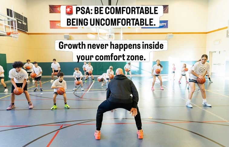 🚨 PSA: BE COMFORTABLE BEING UNCOMFORTABLE.

Growth never happens inside your comfort zone.

If you&rsquo;re only doing what you&rsquo;re already good at, you&rsquo;re maintaining&mdash;not improving.

Real development requires:
&bull; Trying new thi