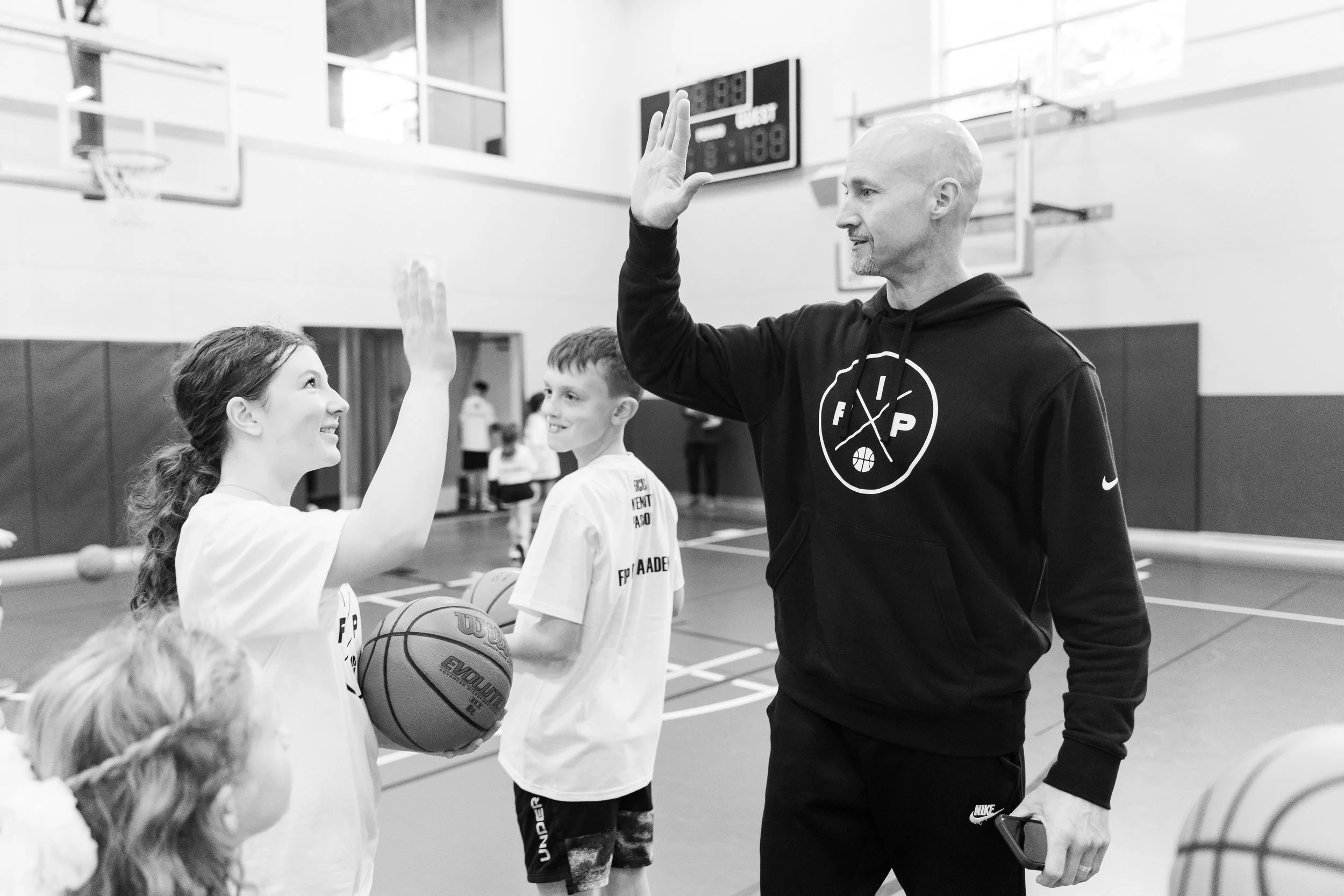FIP Elite Academy youth basketball training session
