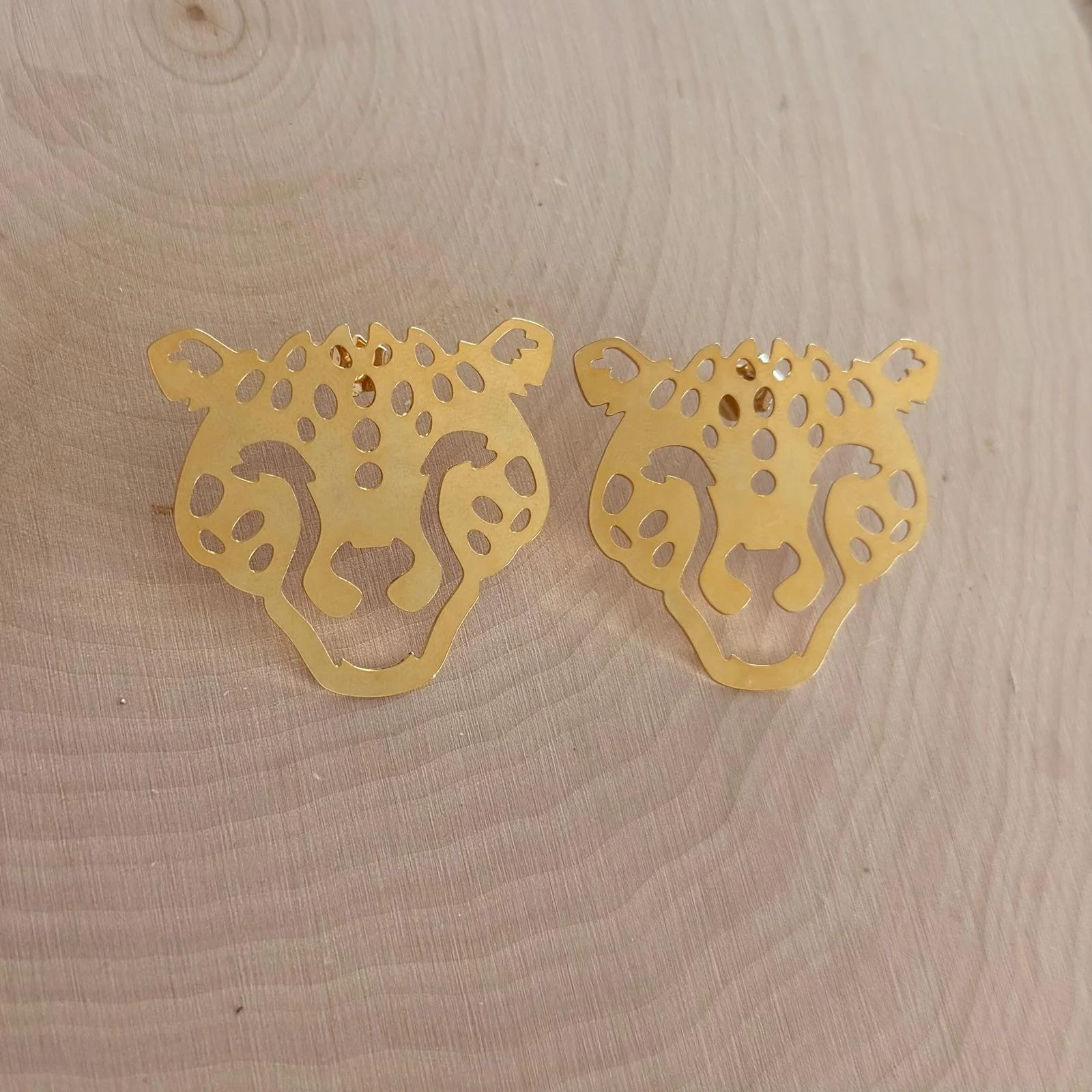 Leopard earrings