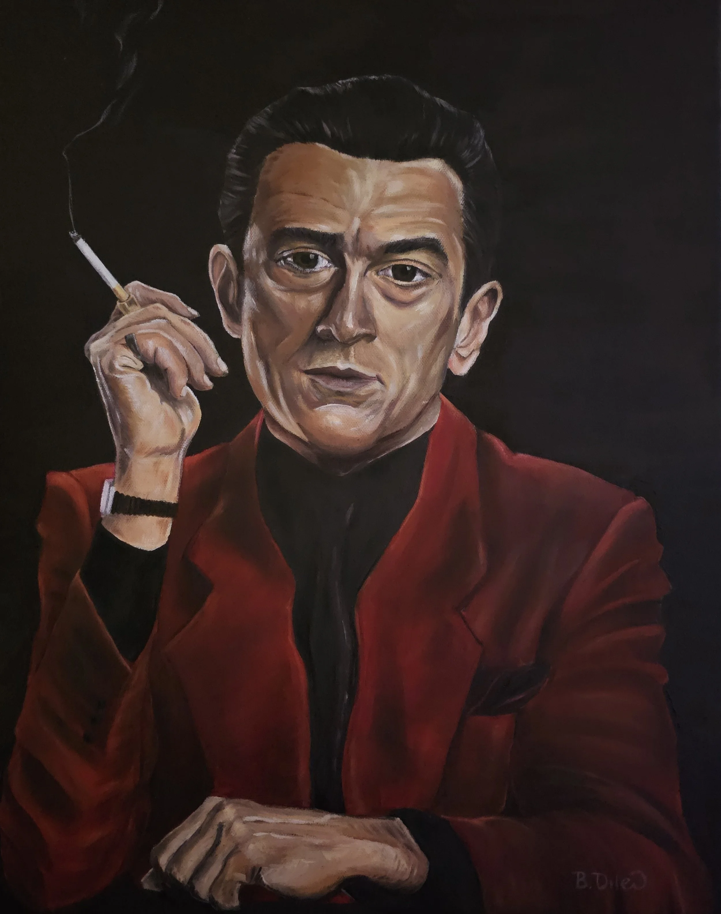 Robert De Niro Oil Painting 16'' x 20''