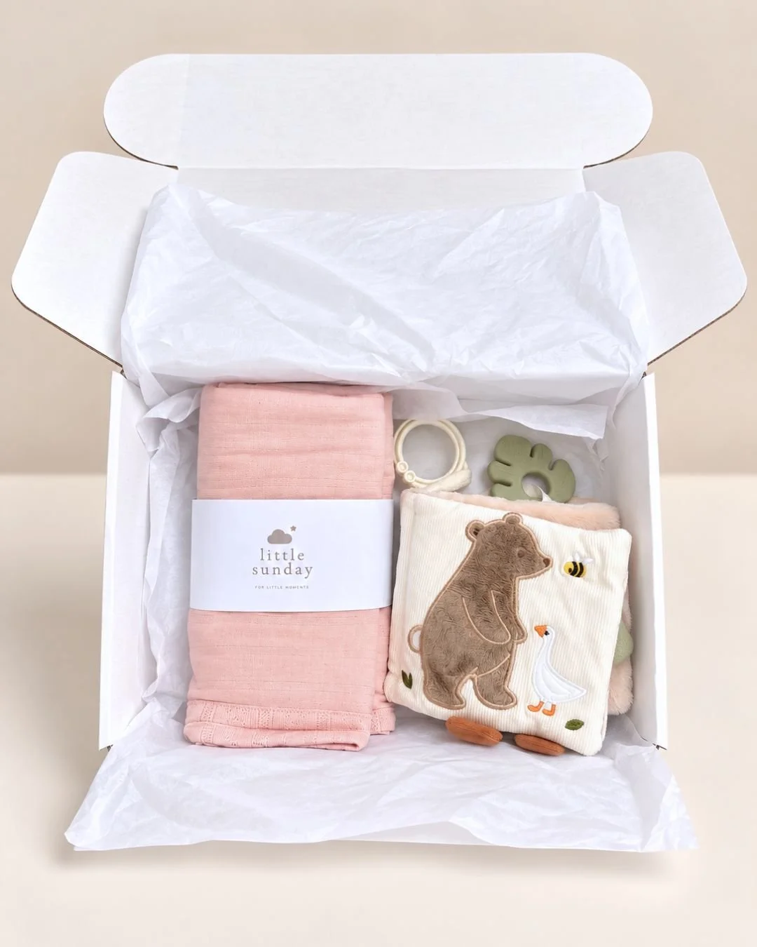 Little Welcome Baby Gift Box - Powder Pink
