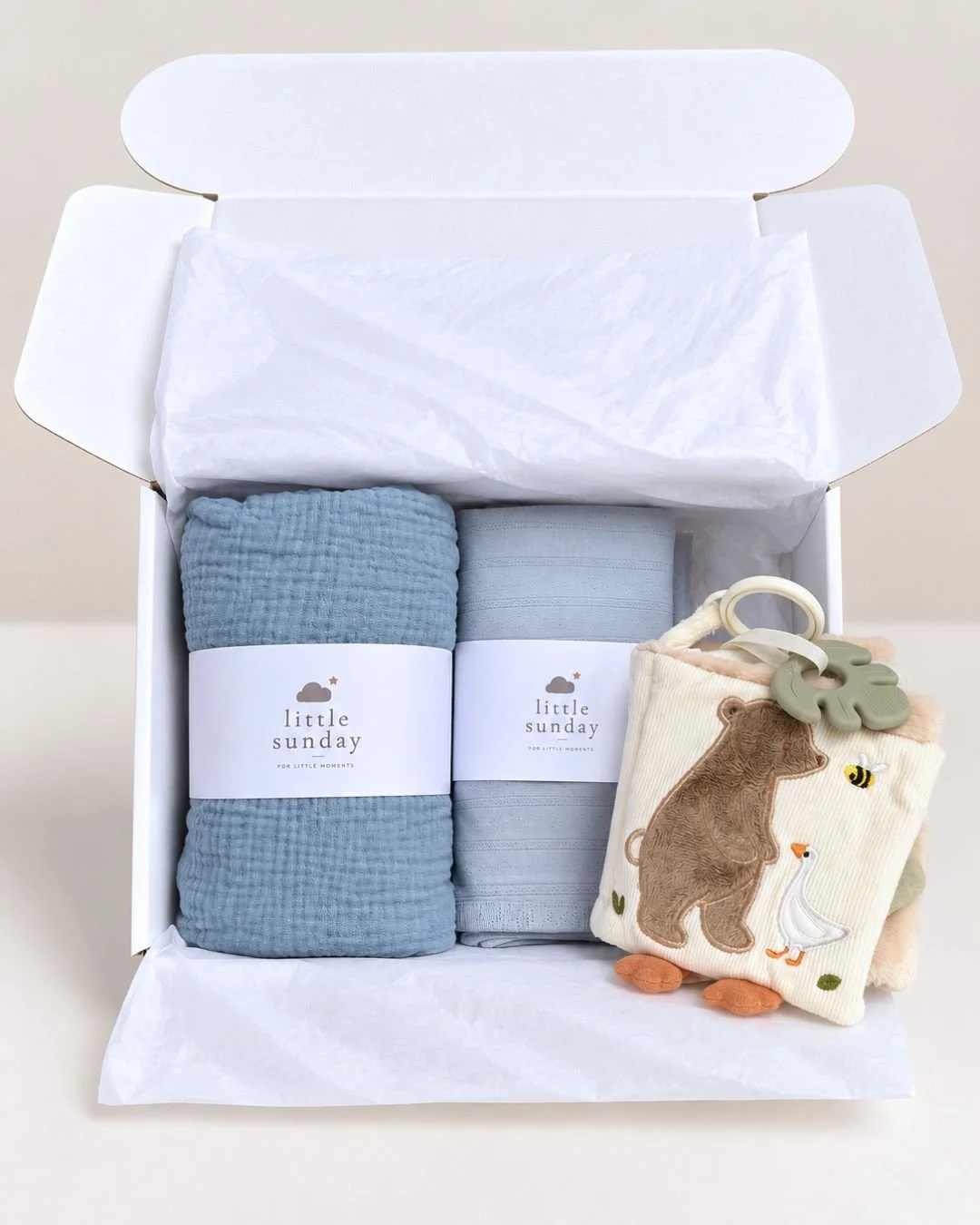Little Nest Baby Gift Box - Blue Set