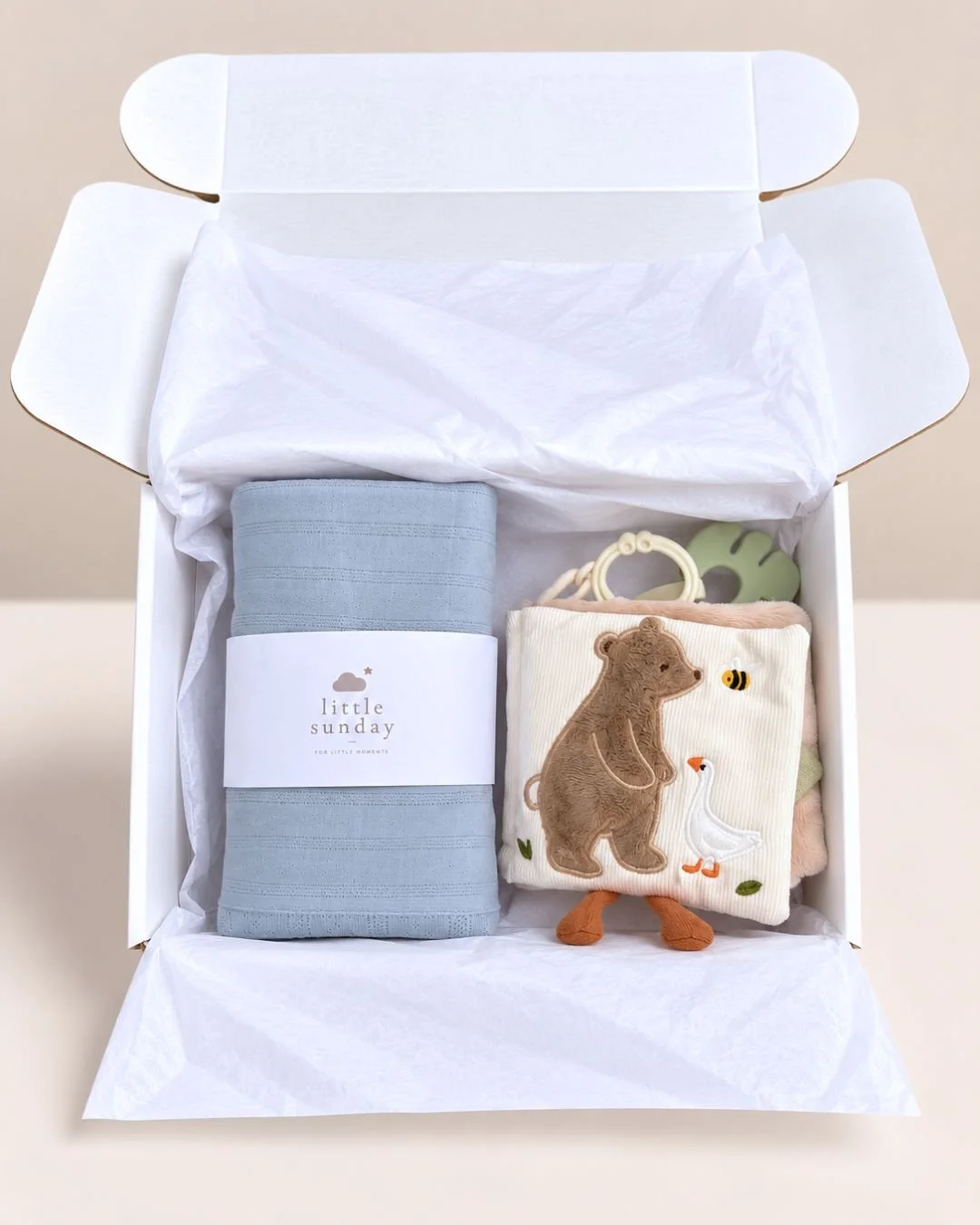 Little Welcome Baby Gift Box - Powder Blue