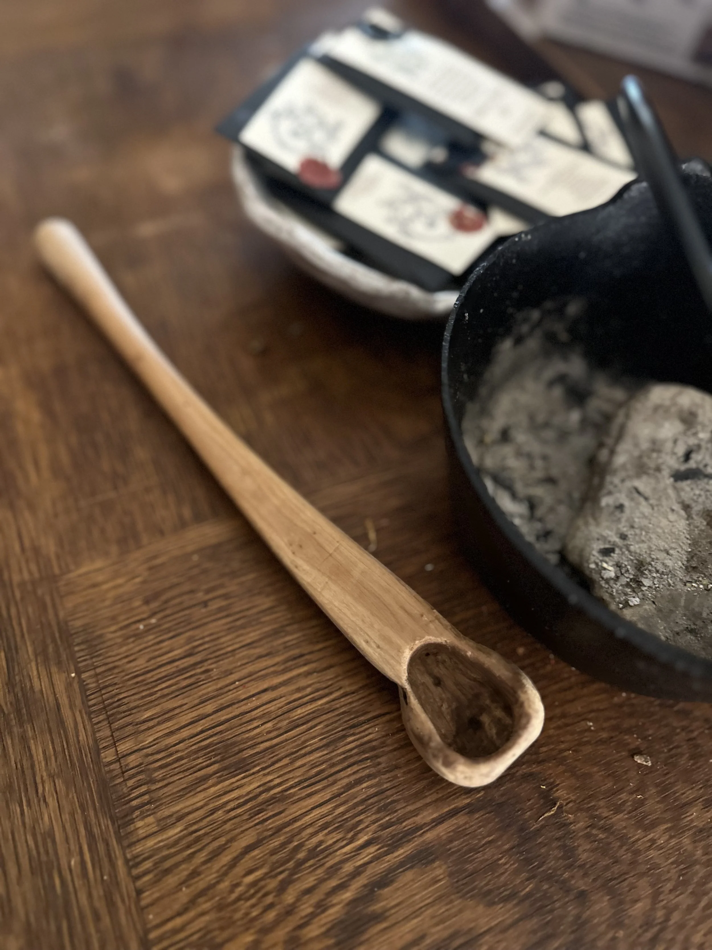 Hand-Carved Ritual Spoon