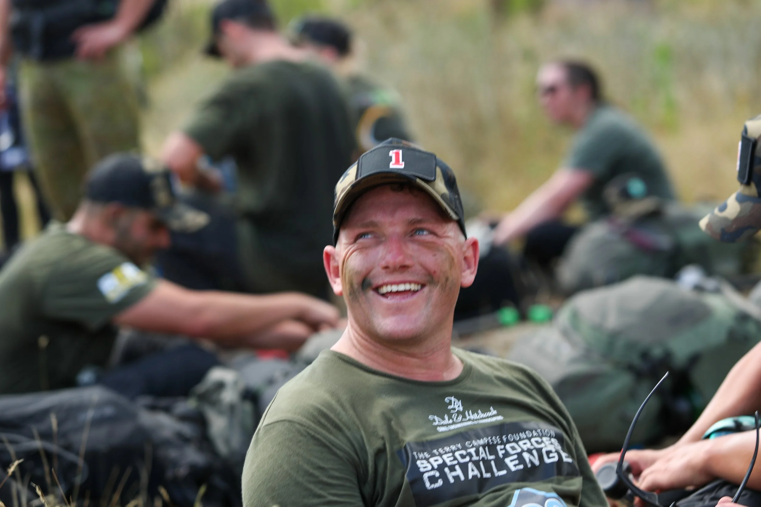 30 Unbroken participant smiling while completing the 30 hour challenge.