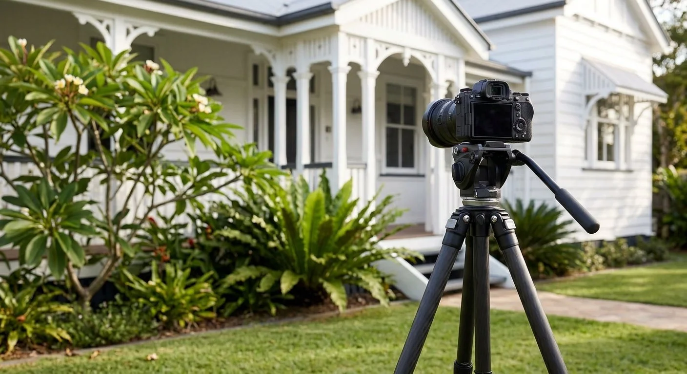 Preparing a property marketing campaign for a family home being sold through Ray White Downsizing