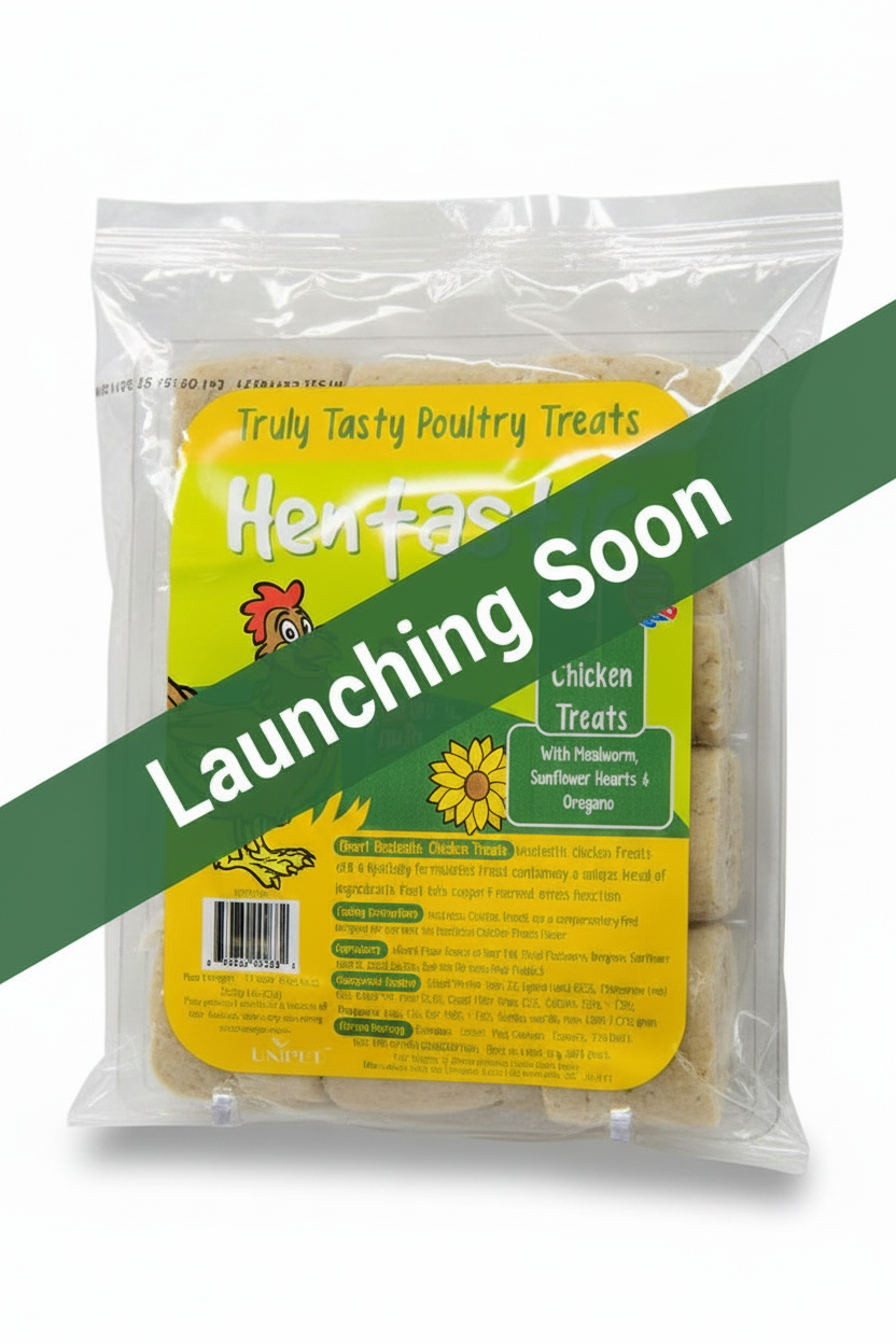 HEP64 - Hentastic® Chicken Treats with Mealworm, Sunflower Heart, Oregano, & Probiotics 