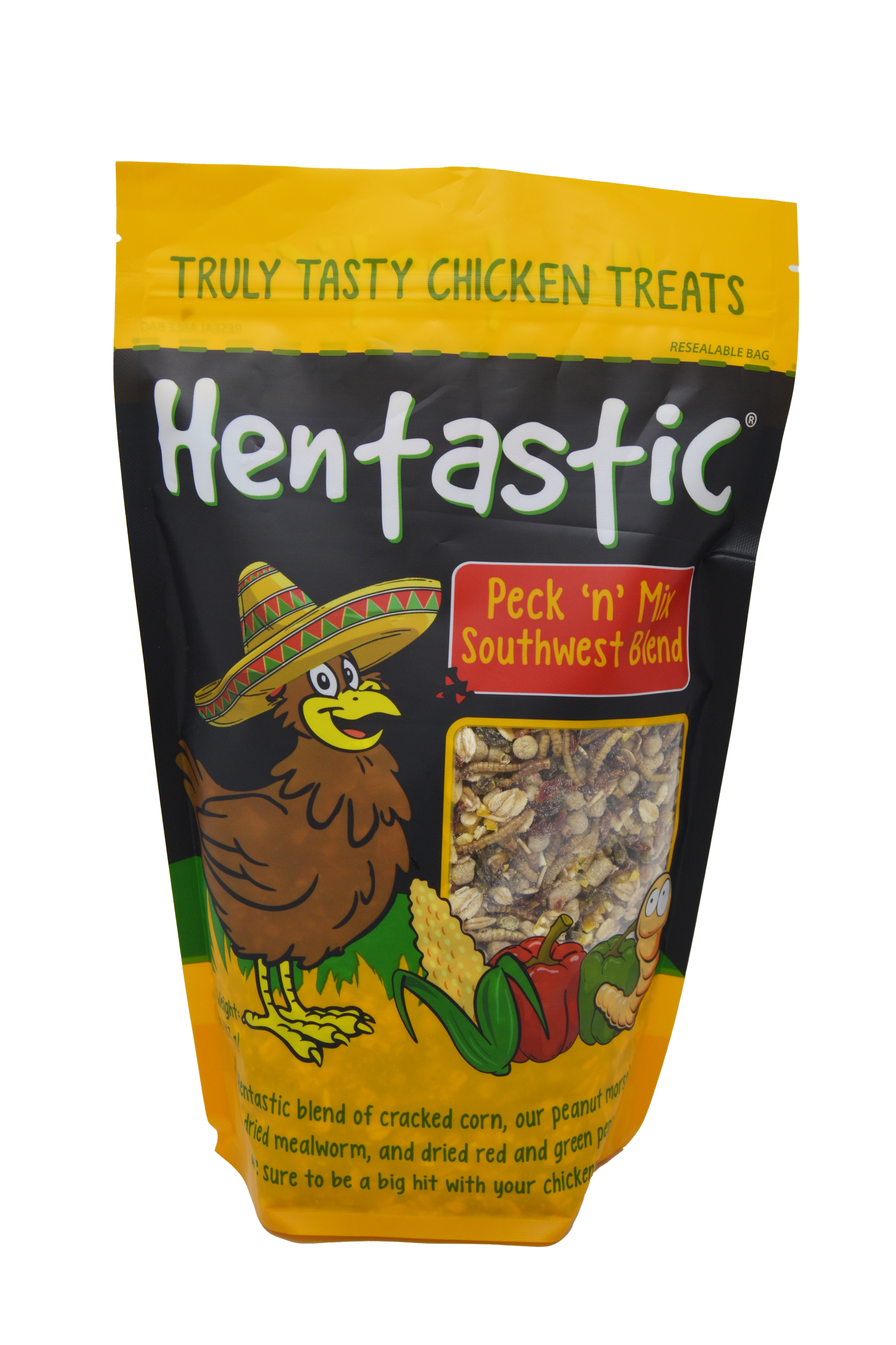 HEP06710 - Hentastic® Peck N Mix Southwest Blend with real Red and Green Peppers - 2lb.