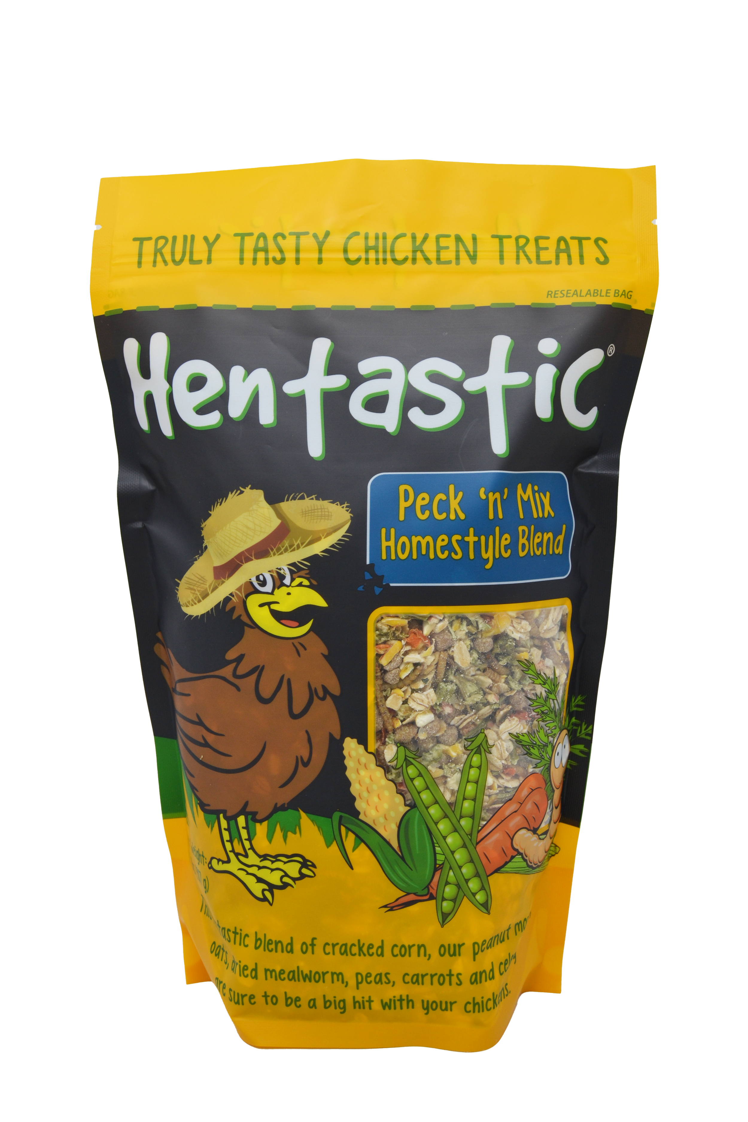 HEP06711 - Hentastic® Peck N Mix Homestyle Blend with real Celery, Peas & Carrots - 2lb.