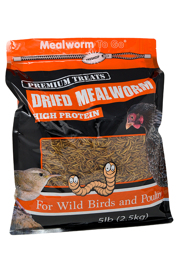 WB6 - Mealworm To Go® Ziplock Pack - 5 lb