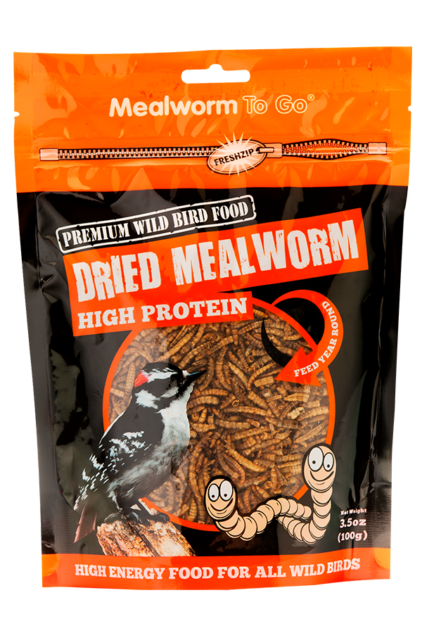 WB069 - Mealworm To Go® Dried Mealworms - 3.5 oz