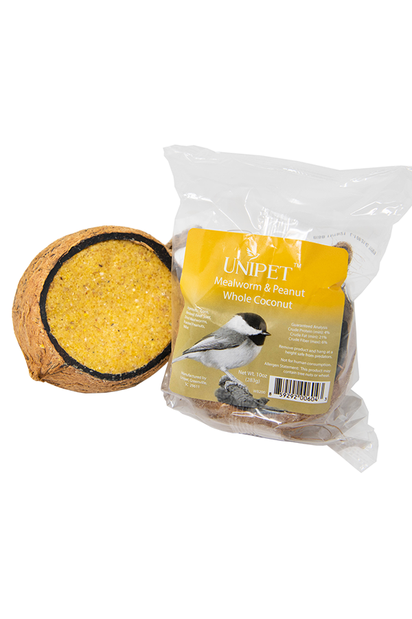 WB200 - Suet To Go® Coconut with Mealworm and Peanut - 10 oz