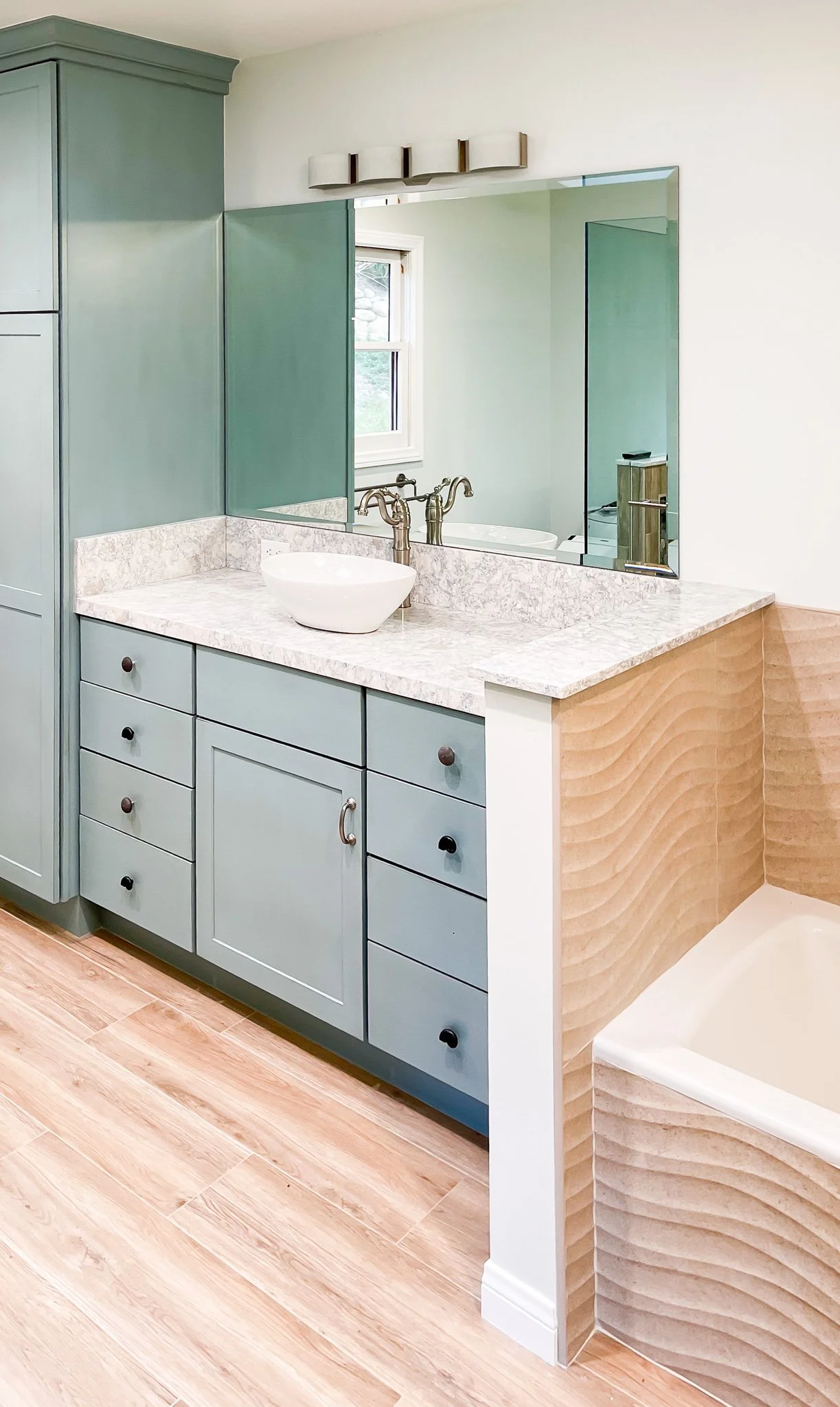Modern Coastal Primary Suite Bathroom