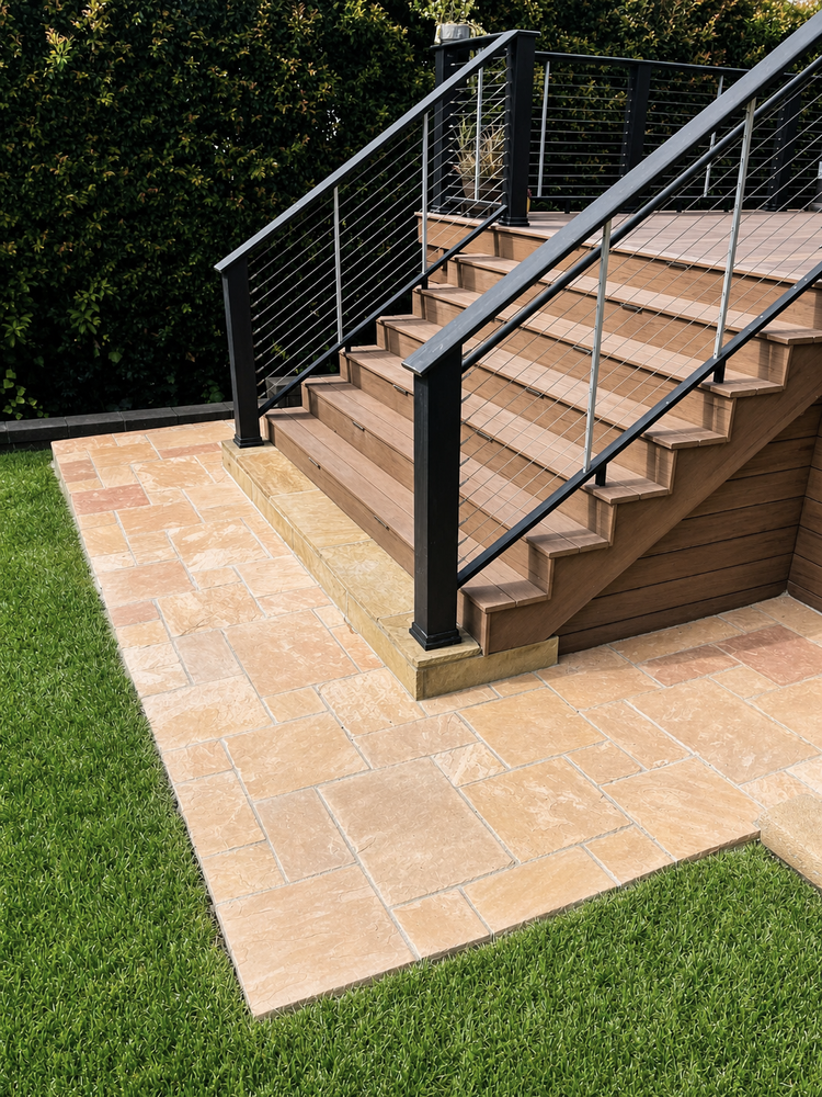 Elevated Deck &amp; Paver Patio Renovation